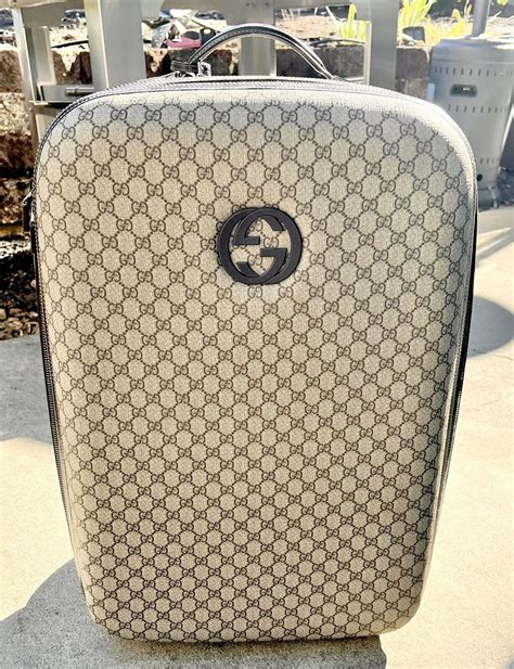 gucci luggage set for sale|Gucci luggage price.